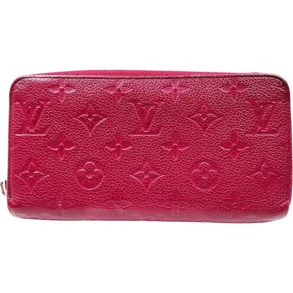 729281bf (L4) Louis Vuitton Wallet Long Bordeaux Monogram Empreinte
